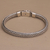Sterling silver chain bracelet, 'Bali Shine' - Sterling Silver Foxtail Chain Bracelet from Bali thumbail