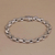 Sterling silver chain bracelet, 'Carried by the Wind' - Handcrafted Sterling Silver Chain Bracelet from Bali
