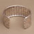 Sterling silver cuff bracelet, 'Woven Gleam' - Handcrafted Sterling Silver Cuff Bracelet from Bali (image 2c) thumbail