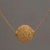 Gold plated pendant necklace, 'Round Nest' - 18k Gold Plated Sterling Silver Pendant Necklace thumbail