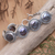 Cultured pearl link bracelet, 'Evening Reflection' - Cultured Peacock Pearl Link Bracelet from Bali thumbail