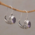 Amethyst drop earrings, 'Eternally Elegant' - Ornate Silver Drop Earrings with Oval Amethyst Gemstones (image 2c) thumbail