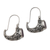 Amethyst drop earrings, 'Eternally Elegant' - Ornate Silver Drop Earrings with Oval Amethyst Gemstones (image 2d) thumbail
