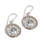 Blue topaz dangle earrings, 'Aqua Pura' - Three Carat Blue Topaz and Sterling Silver Earrings (image 2d) thumbail