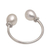 Cultured pearl wrap ring, 'Moonlight's End' - Cultured Pearl and Sterling Silver Wrap Ring (image 2g) thumbail