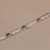 Garnet link bracelet, 'Wind and Fire' - Garnet Squares and Sterling Silver Blocks Link Bracelet (image 2d) thumbail