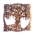Wood relief panel, 'Beringin Tree' - Natural Finish Wood Wall Art Relief Panel of Tree thumbail