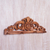 Wood coat rack, 'Blooming Lotus' - Hand Carved Floral Motif Wood Coat Rack from Bali (image 2b) thumbail