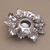 Cultured pearl brooch pin, 'Moonside Flower' - Artisan Crafted Floral Cultured Pearl Brooch from Bali (image 2c) thumbail