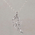Sterling silver pendant necklace, 'Lily of the Valley' - Lily of the Valley Sterling Silver Pendant Necklace (image 2) thumbail