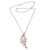 Sterling silver pendant necklace, 'Lily of the Valley' - Lily of the Valley Sterling Silver Pendant Necklace thumbail