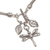 Sterling silver charm bracelet, 'Dragonfly Dynasty' - Sterling Silver Dragonfly Charm Bracelet from Bali (image 2d) thumbail