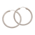Sterling silver hoop earrings, 'Celuk Circles' (1.7 inch) - Woven Silver Endless Hoop Earrings (1.7 Inch) (image 2b) thumbail