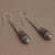 Sterling silver dangle earrings, 'Always Strong' - 925 Sterling Silver Dangle Earrings with Hook Ear Wires