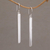 Sterling silver dangle earrings, 'Bolt' - Sleek Minimalist Sterling Silver Dangle Earrings (image 2) thumbail