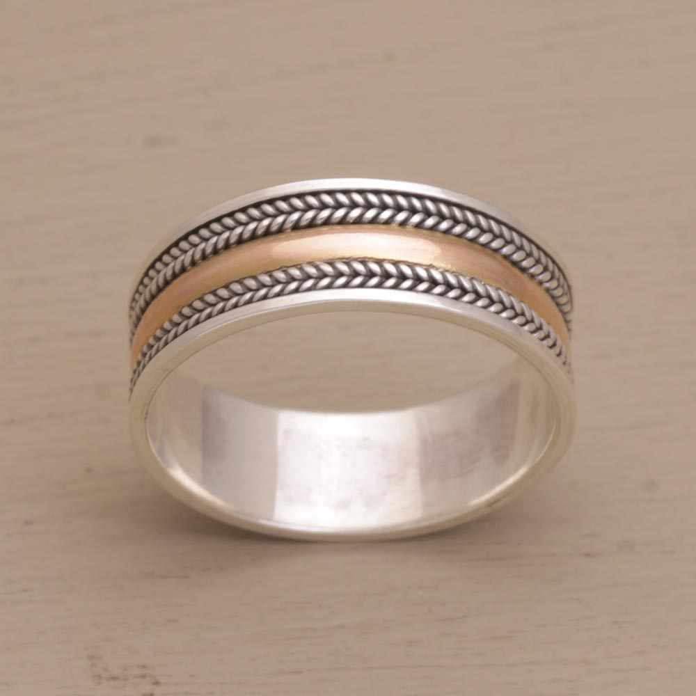 Shop heart band silver rings collection for women online