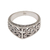 Sterling silver band ring, 'Celuk' - Hand Crafted Balinese Sterling Silver Band Ring (image 2a) thumbail