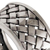 Sterling silver band ring, 'Bamboo Mat' - Wide Sterling Silver Band Ring with Woven Motif (image 2c) thumbail