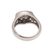 Sterling silver cocktail ring, 'Petal Crown' - Sterling Silver Cocktail Ring with Stylized Floral Designs