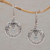 Blue topaz dangle earrings, 'Uluwatu Moon' - Blue Topaz Balinese Earrings Handcrafted of Sterling Silver (image 2) thumbail