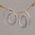 Sterling silver threader earrings, 'Bali Tendrils' - Sterling Silver Spiral Threader Earrings from Bali (image 2b) thumbail