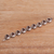 Carnelian link bracelet, 'Floral Plains' - Link Bracelet with Sterling Silver and Carnelian Gems (image 2b) thumbail