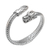 Sterling silver cuff bracelet, 'Dragon Flame' - Sterling Silver Dragon Cuff Bracelet from Indonesia thumbail
