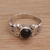 Onyx cocktail ring, 'Be Good' - Handmade Onyx 925 Sterling Silver Cocktail Ring Indonesia (image 2b) thumbail