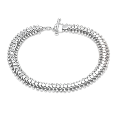 Handcrafted Balinese Sterling Silver Anklet