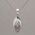 Blue topaz pendant necklace, 'I'll Be Seeing You' - Sterling Silver Pendant Necklace with Blue Topaz (image 2) thumbail