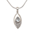 Blue topaz pendant necklace, 'I'll Be Seeing You' - Sterling Silver Pendant Necklace with Blue Topaz (image 2c) thumbail