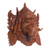 Máscara de madera - Máscara de madera de suar balinesa tallada a mano de Ganesha