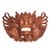 Wood mask, 'Lion Guardian Barong' - Hand Carved Wood Barong Mask Lion Wall Sculpture (image 2a) thumbail