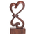 Wood sculpture, 'Heartfelt' - Hand-Carved Balinese Wood Sculpture (image 2c) thumbail