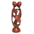 Wood statuette, 'Family Spiral' - Hand Crafted Wood Family Statuette from Bali (image 2b) thumbail