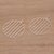 Ohrhänger aus Sterlingsilber - Ohrhänger aus Sterlingsilber mit vertikalen Linien und Kreisen