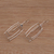 Sterling silver drop earrings, 'Abstract Windows' - Abstract Rectangular Sterling Silver Drop Earrings