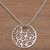 Sterling silver pendant necklace, 'Eddy' - Contemporary Style Sterling Silver Pendant Necklace (image 2c) thumbail