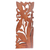 Wood relief panel, 'Orchid Charm' - Hand Carved Balinese Wood Orchid Wall Relief Panel (image 2c) thumbail