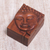 Wood puzzle box, 'Glory of Buddha' - Hand Carved Buddha Motif Puzzle Box from Bali (image 2b) thumbail