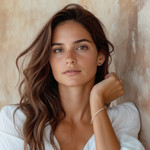 Cultured pearl cuff bracelet, 'Discreetly Yours' - Feminine Cultured Pearl and Sterling Silver Cuff Bracelet