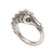 Sterling silver band ring, 'Kuda Laut' - Sterling Silver Seahorse Motif Ring from Bali thumbail