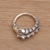 Sterling silver band ring, 'Kuda Laut' - Sterling Silver Seahorse Motif Ring from Bali (image 2b) thumbail