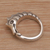 Sterling silver band ring, 'Kuda Laut' - Sterling Silver Seahorse Motif Ring from Bali (image 2c) thumbail
