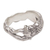 Sterling silver band ring, 'Ape Pose' - Sterling Silver Monkey Band Ring from Indonesia (image 2d) thumbail
