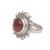 Carnelian cocktail ring, 'Light Of The Universe' - Sun Themed Carnelian and Sterling Silver Cocktail Ring (image 2e) thumbail