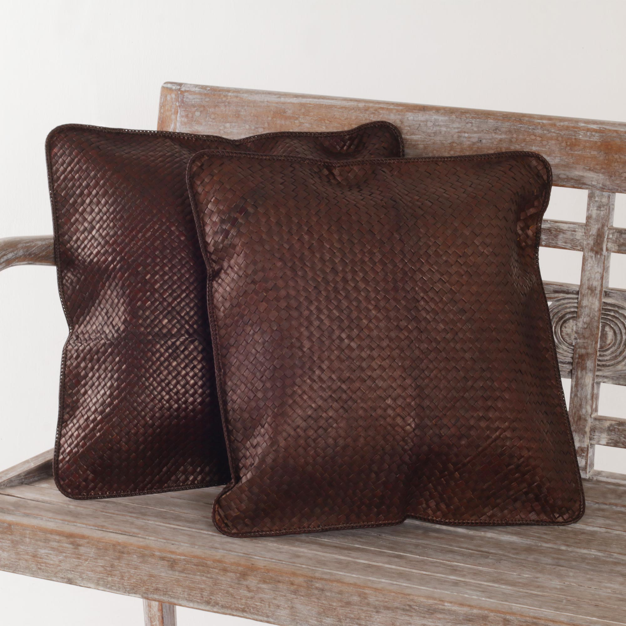 brown cushion covers