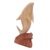 Wood sculpture, 'Dolphin Hop' - Hand Carved Suar Wood Dolphin Sculpture from Bali
