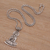 Sterling silver pendant necklace, 'Kwan Im Semedi' - Sterling Silver Pendant Necklace of Goddess Kwan Im (image 2b) thumbail