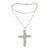 Sterling silver pendant necklace, 'The Call' - Sterling Silver Cross Pendant Necklace from Indonesia (image 2e) thumbail
